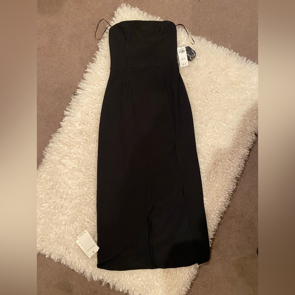 Abercrombie & Fitch strapless black dress